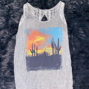 Sunset tank top